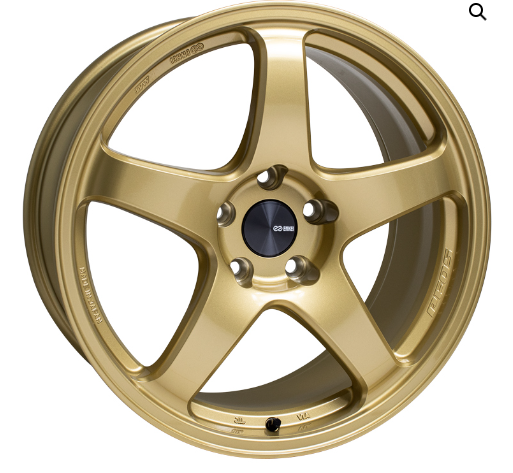 Enkei PF05 18x9.5 5x114.3 38mm Offset 75mm Bore Gold Wheel
