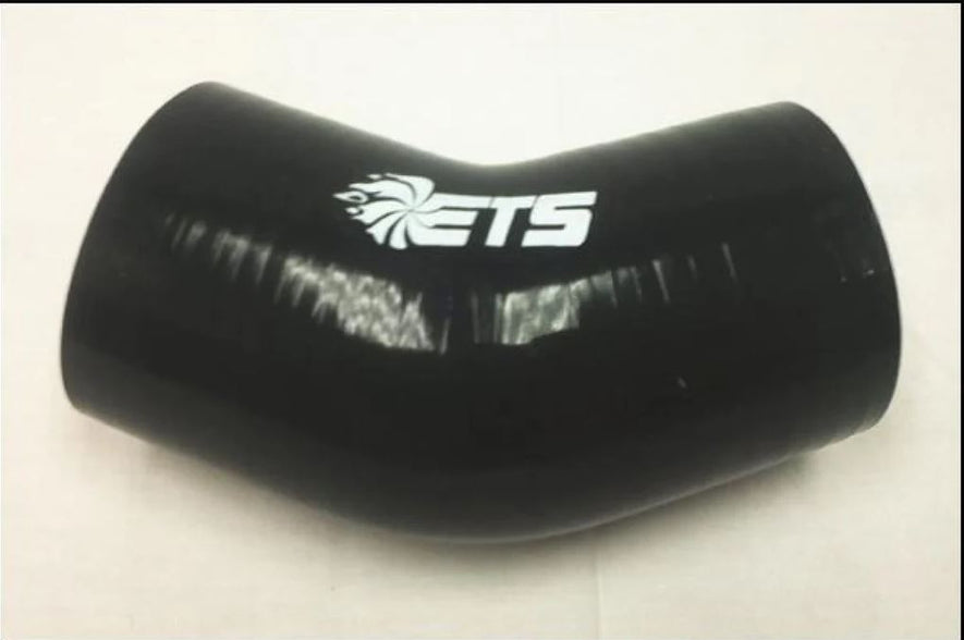 ETS 2.5" 60 DEGREE BLACK SILICONE COUPLER