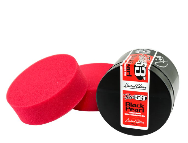 PETE'S 53 CARNAUBA PASTE WAX WITH APPLICATORS