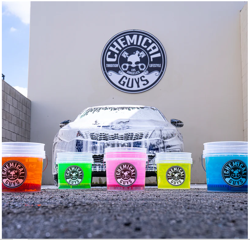 Chemical Guys Heavy Duty Ultra Clear Detailing Bucket
