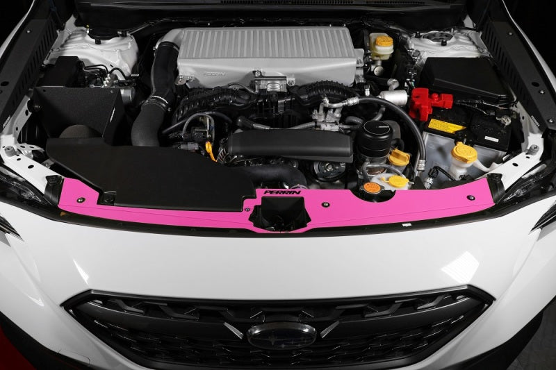 PERRIN 22-25 Subaru WRX Radiator Shroud - Hyper Pink