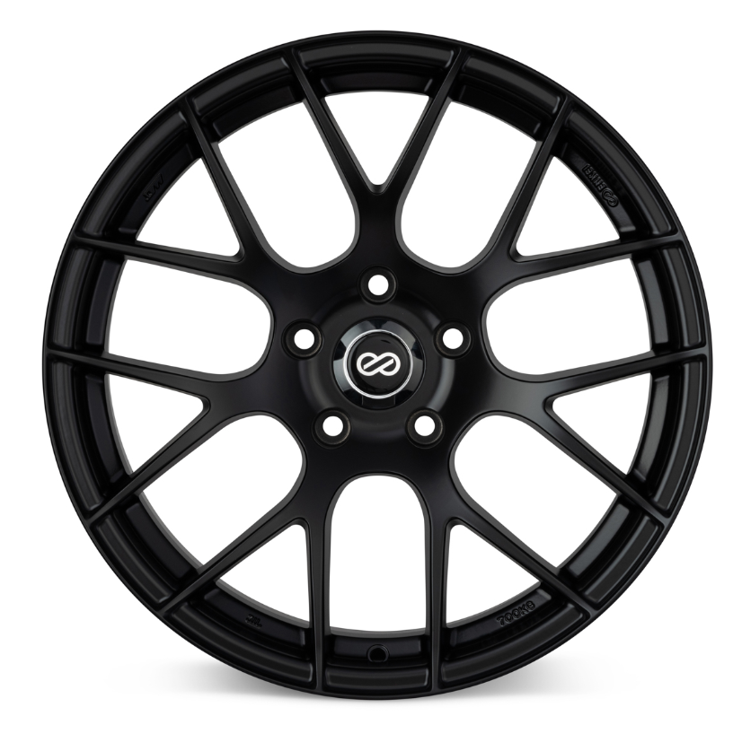 Enkei Raijin 19x9.5 35mm Offset 5x114.3 Bolt Pattern 72.6 Bore Dia Black Wheel