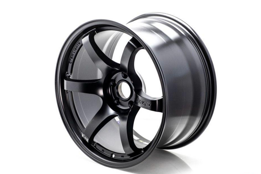Gram Lights 57DR 19x9.5 +35 5-114.3 Semi Gloss Black Wheel