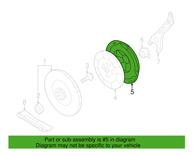 CLUTCH PRESSURE PLATE - 2.0L Eng,Standard Trans