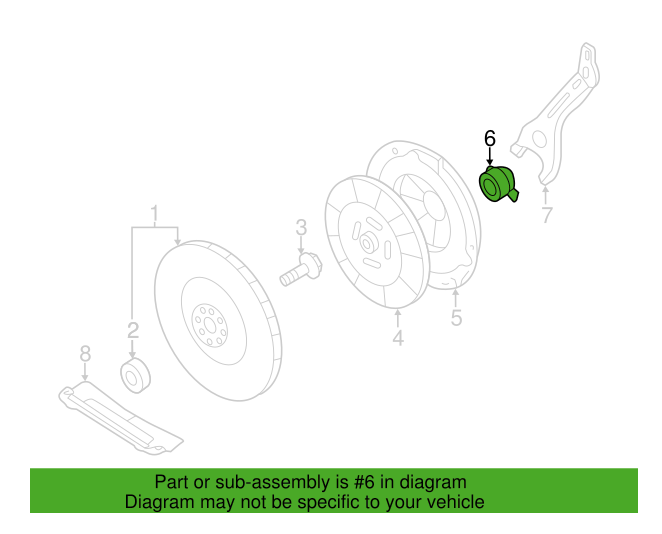 CLUTCH RELEASE BEARING - 2.0L Eng,Standard Trans