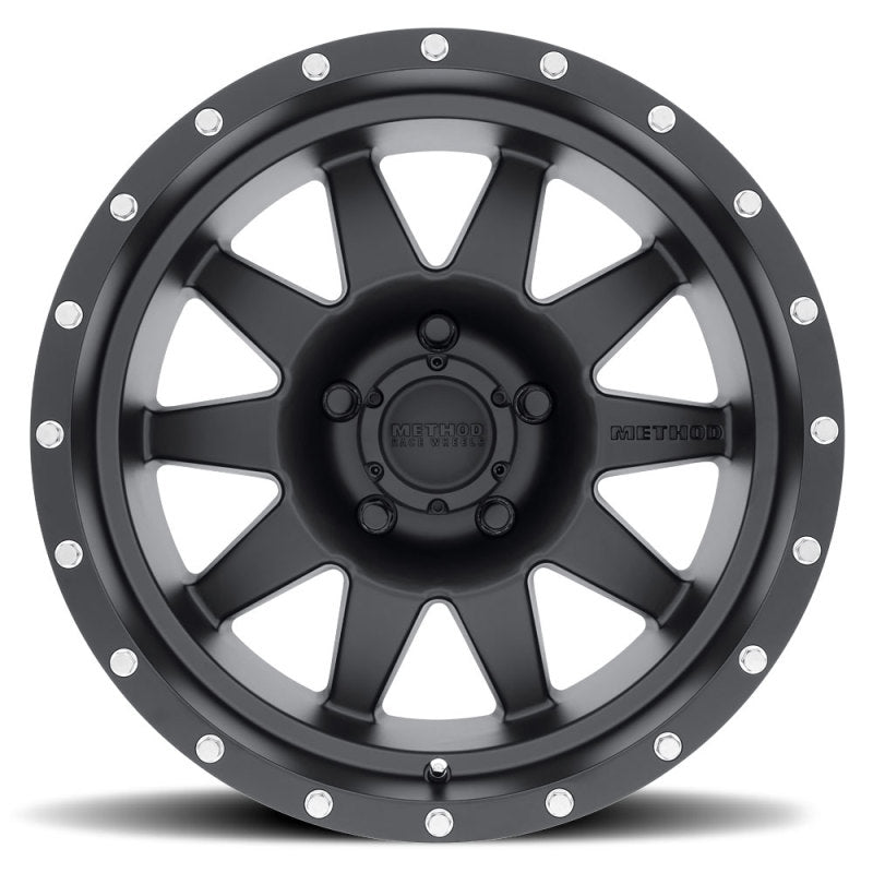 Method MR301 The Standard 17x9 -12mm Offset 5x5.5 108mm CB Matte Black Wheel