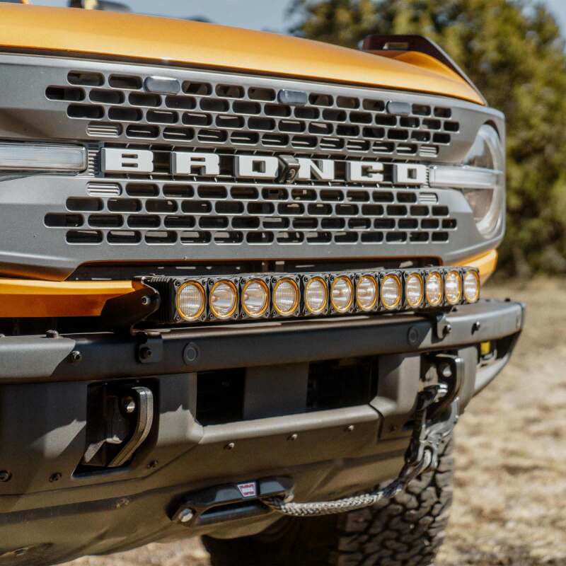 KC HiLiTES 21-24 Ford Bronco Front Bumper Light Bar Mount (For 30in FLEX ERA LED Light Bar)