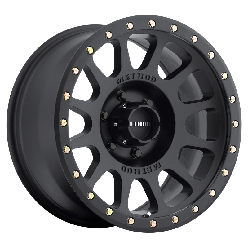 Method MR305 NV 18x9 +18mm Offset 6x5.5 108mm CB Matte Black Wheel