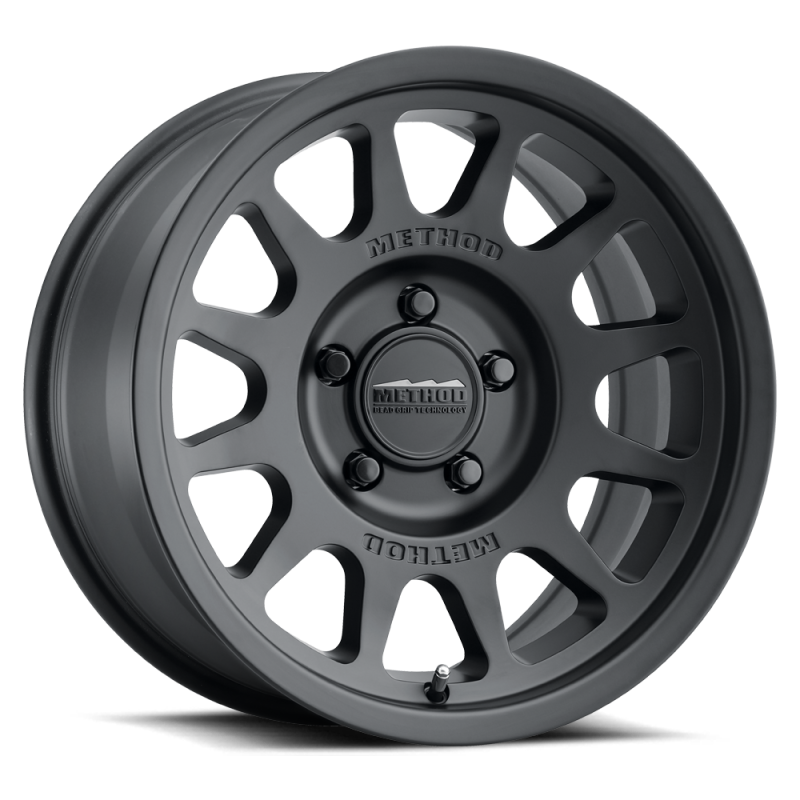 Method MR703 17x8.5 0mm Offset 5x5 71.5mm CB Matte Black Wheel