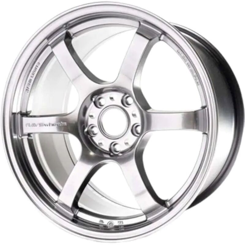 Gram Lights 57DR 15x8 / +35mm / 4-100 Grace Silver Wheel