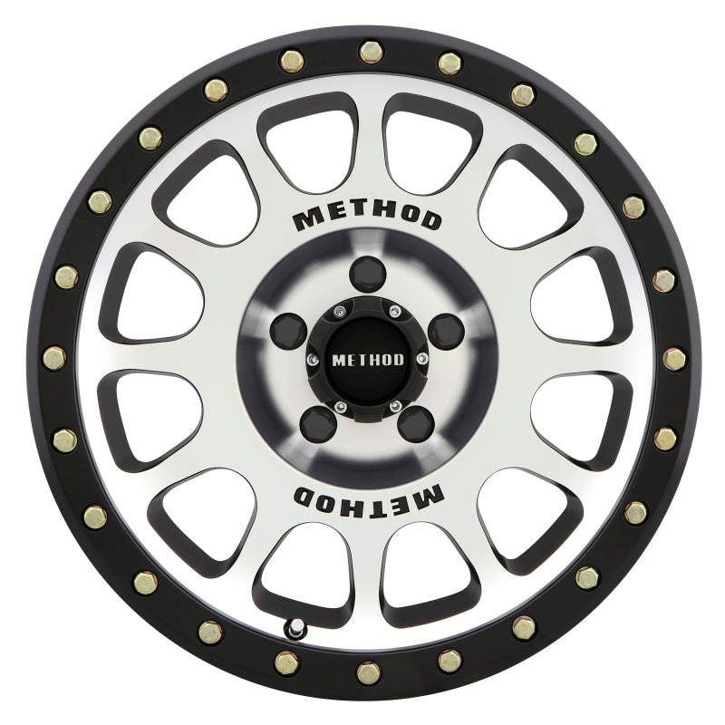 Method MR305 NV 17x8.5 0mm Offset 5x5.5 108mm CB Machined/Black Street Loc Wheel