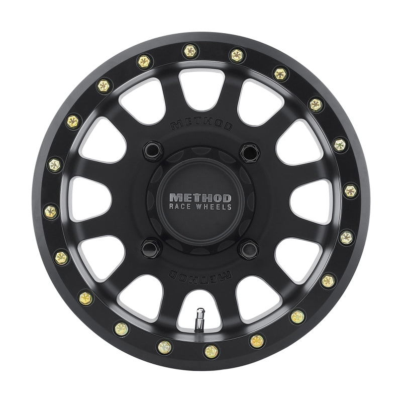 Method MR401 UTV Beadlock 14x7 / 4+3/13mm Offset / 4x136 / 106mm CB Matte Black Wheel