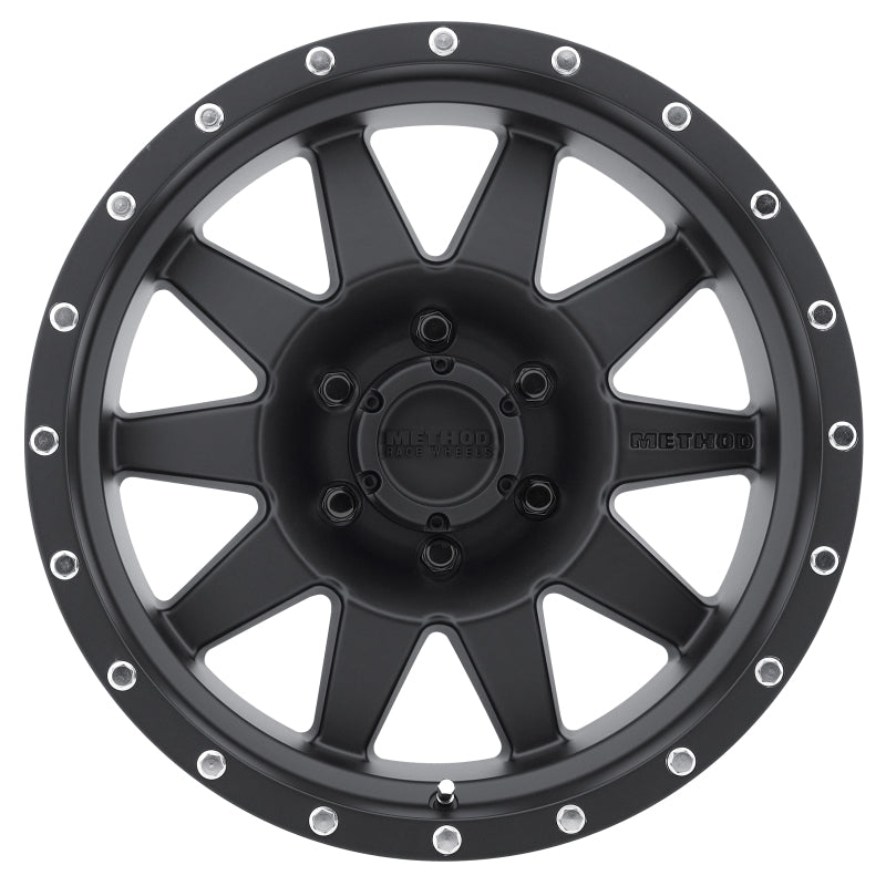 Method MR301 The Standard 17x8.5 0mm Offset 6x5.5 108mm CB Matte Black Wheel