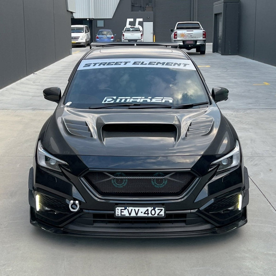 JDMuscle [22-26 WRX] JDM Style Fog Light Bezel w/ DRL and Turn