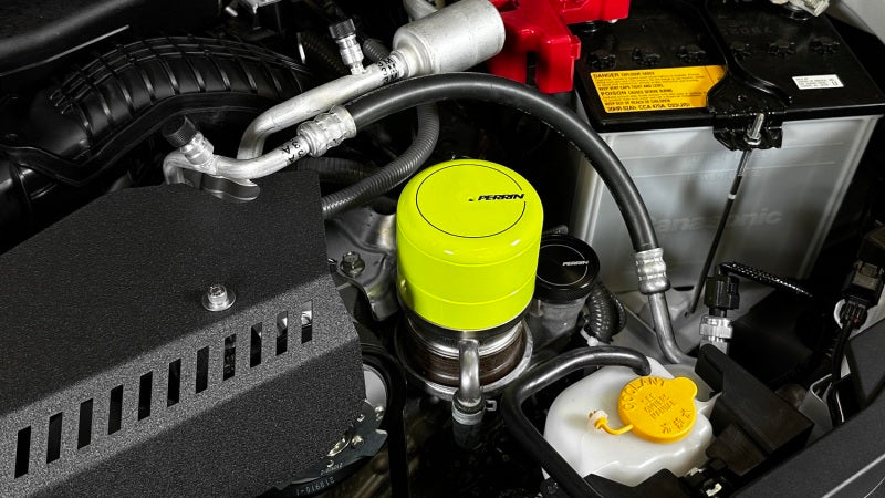 Perrin 2015+ Subaru WRX/STI Oil Filter Cover - Neon Yellow