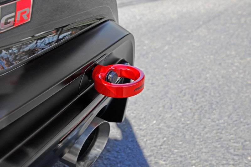 Perrin 2020 Toyota Supra Tow Hook Kit (Rear) - Red