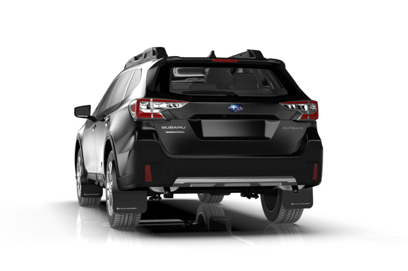 Rally Armor 20-22 Subaru Outback Black UR Mud Flap w/ White Logo