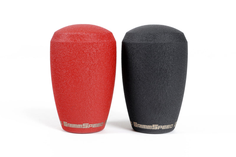 GrimmSpeed Shift Knob Stainless Steel - Subaru 5 Speed and 6 Speed Manual Transmission - Red