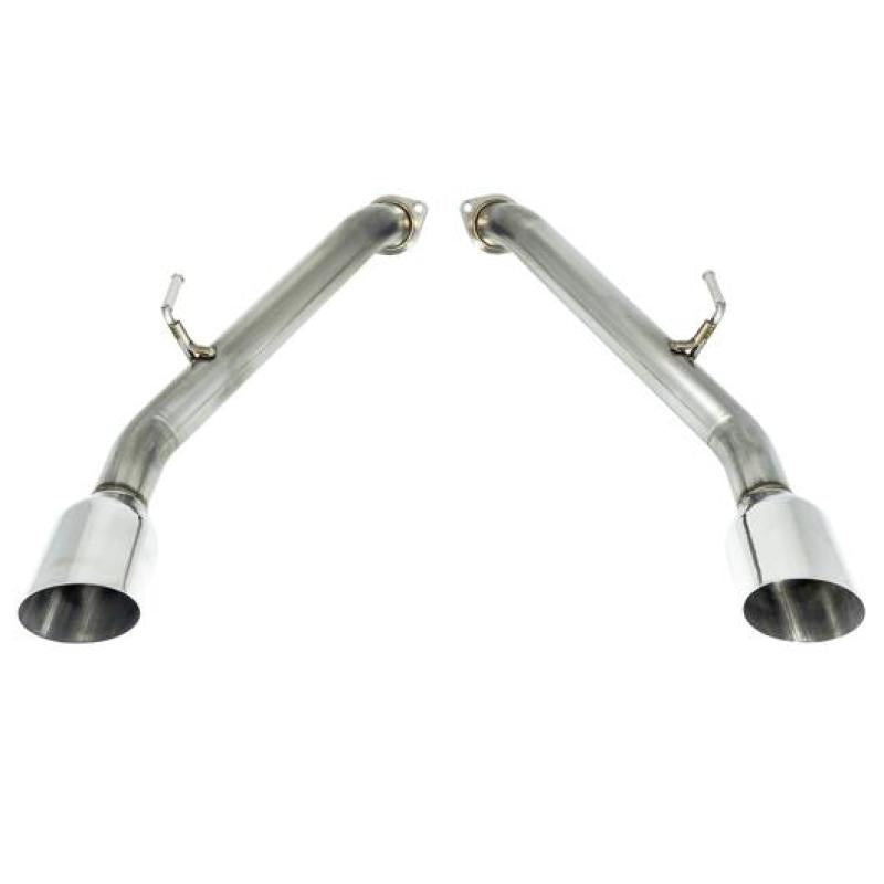 Remark 2014+ Infiniti Q50 Axle Back Exhaust w/Stainless Steel Single Wall Tip