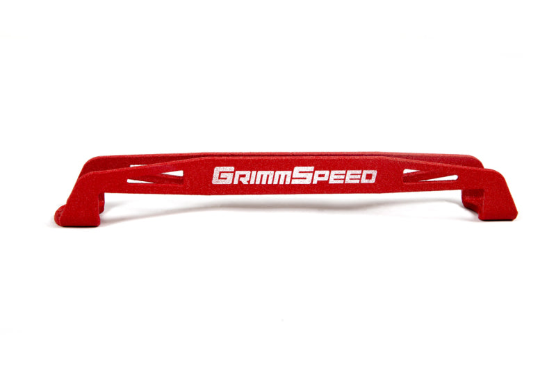 GrimmSpeed 08-18 Subaru WRX/STI Lightweight Battery Tie Down - Red